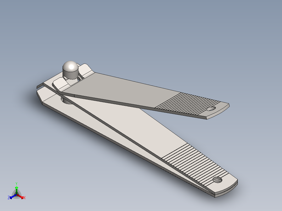 指甲刀、指甲剪(15)正等轴测图