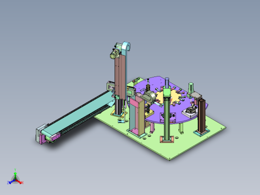 TWS 耳机充电仓转轴自动组装机