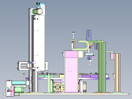 TWS 耳机充电仓转轴自动组装机前视缩略图
