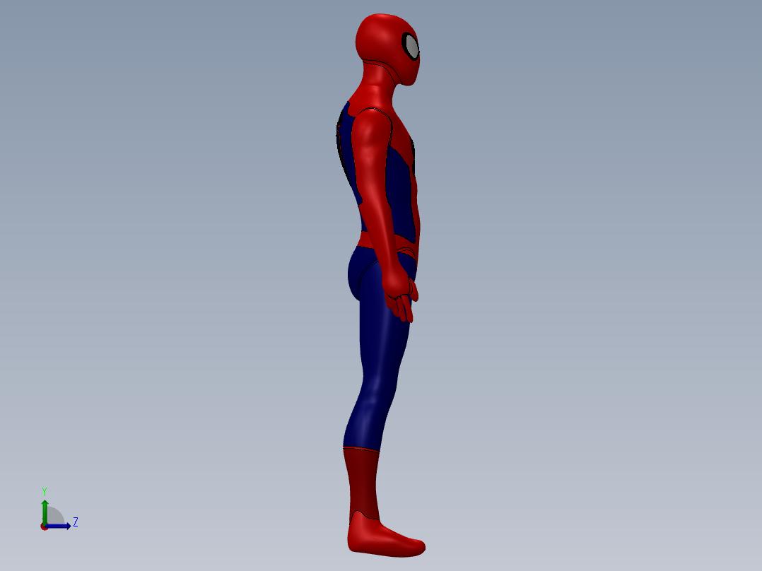 人体模型(66)左视图