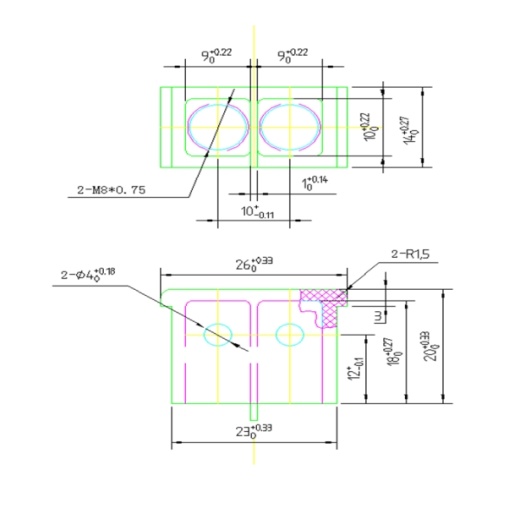 灯盒的塑料注塑模具设计与成型工艺-注塑模含7张CAD图缩略图