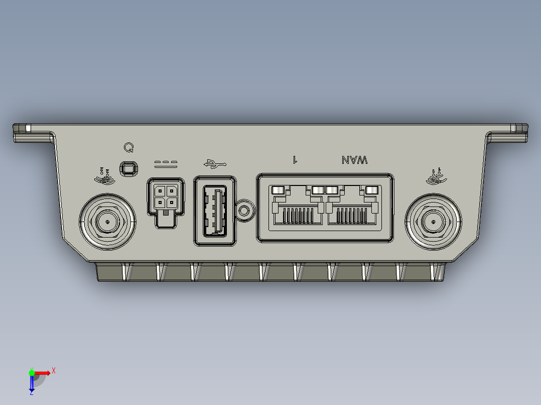 cradlepoint r980 5g路由器11俯视图