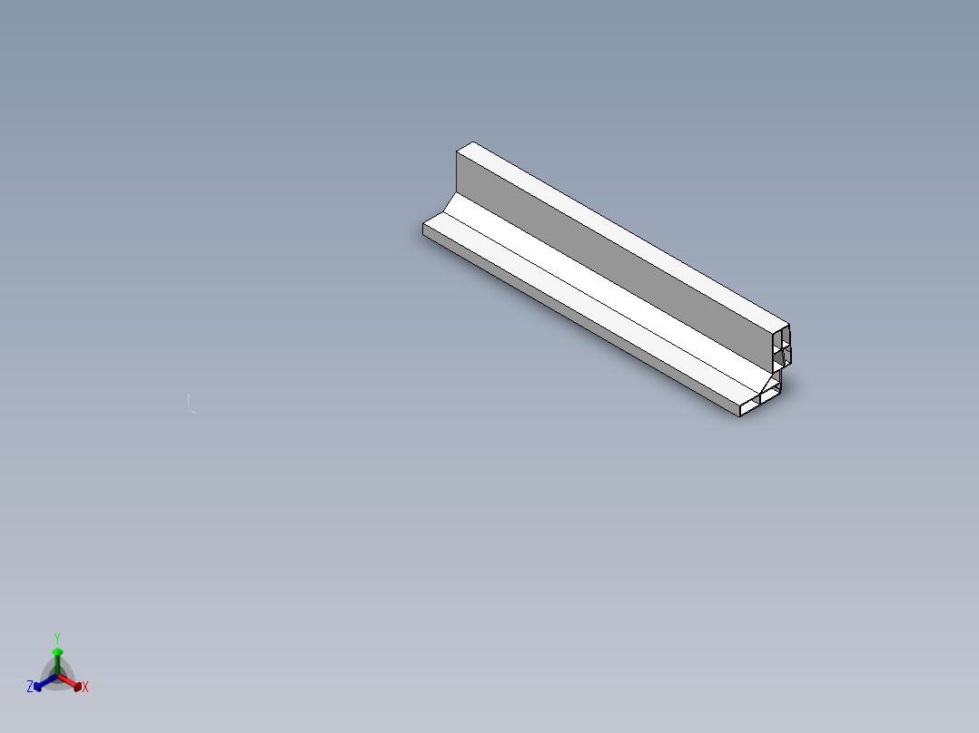 型材尼龙块正等轴测图