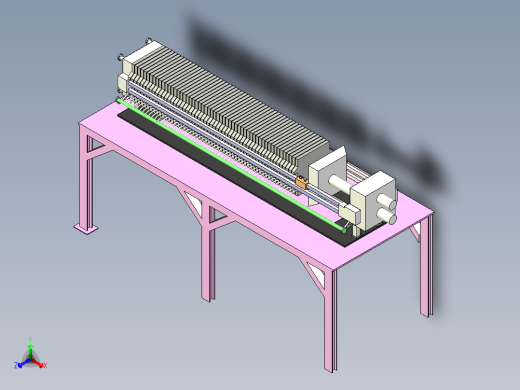 1250型程控聚丙烯隔膜压滤机