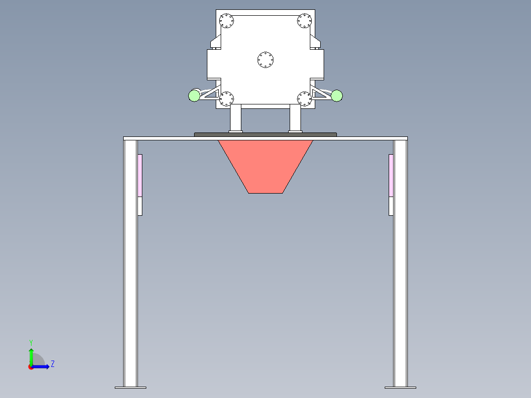 1250型程控聚丙烯隔膜压滤机左视图