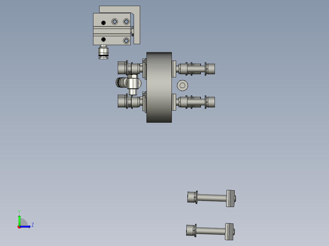 0200流水线-LXYC-BOSS-平皮带-铝型材侧板左视图