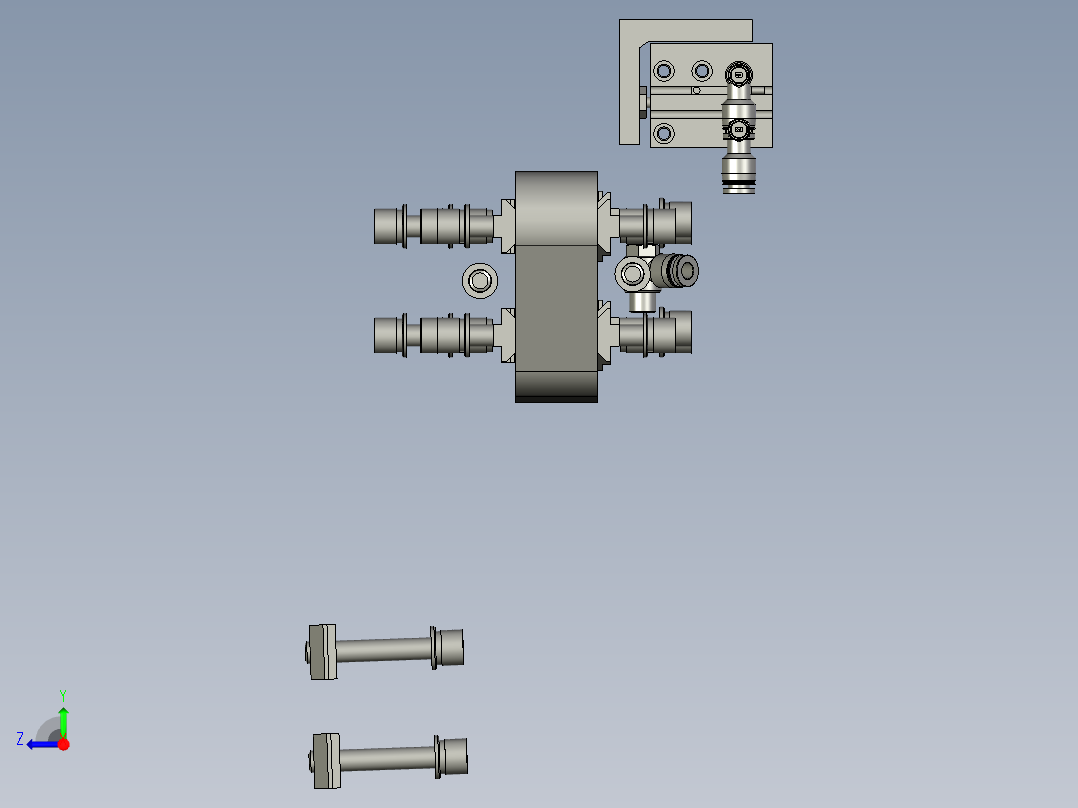 0200流水线-LXYC-BOSS-平皮带-铝型材侧板右视图