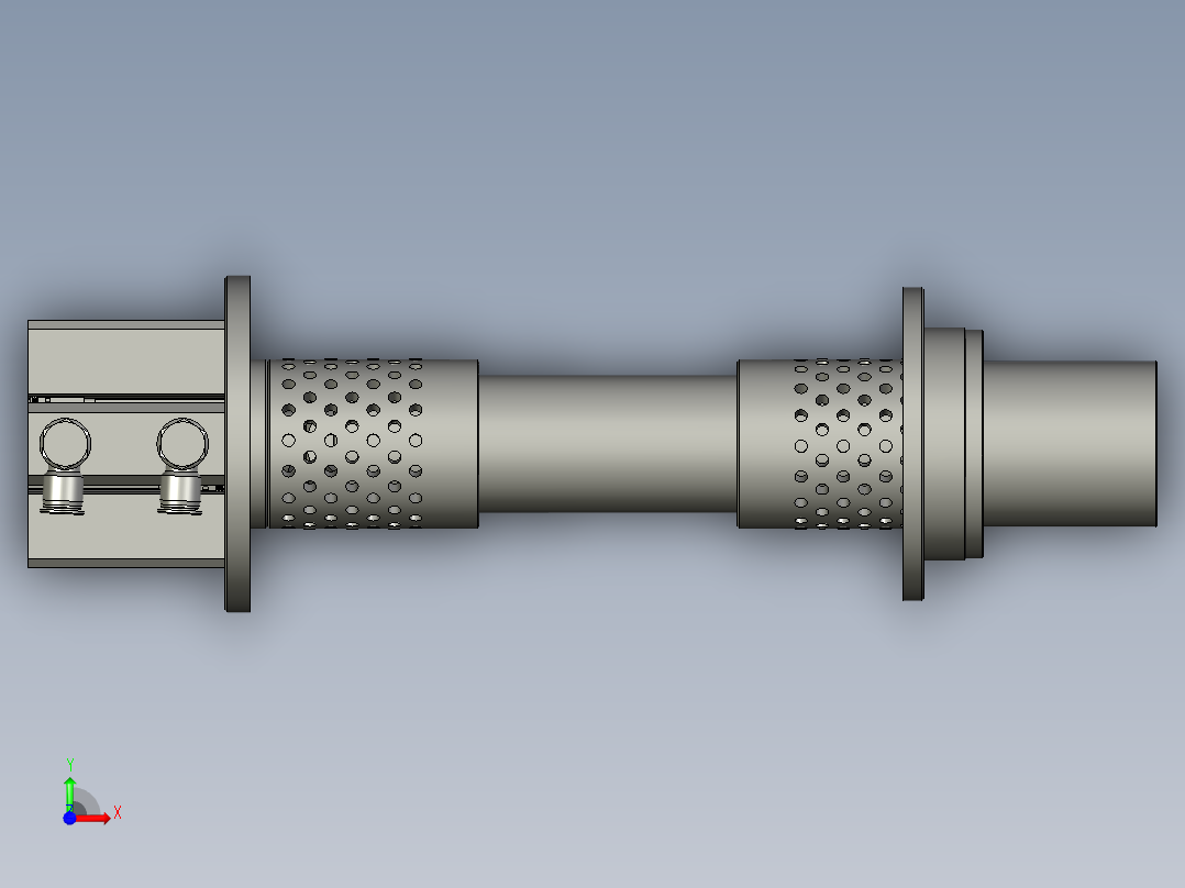 81-318102长套管定位组件1v20v4051前视图