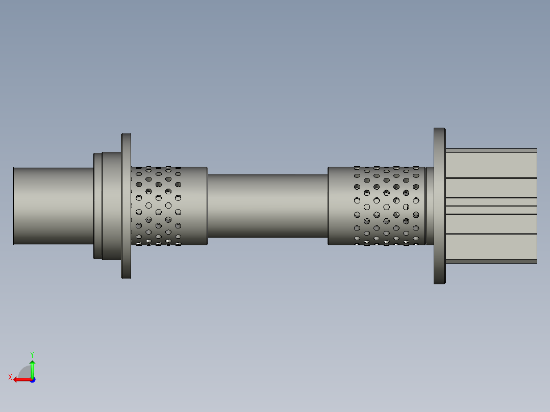 81-318102长套管定位组件1v20v4051后视图