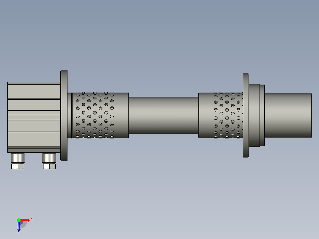 81-318102长套管定位组件1v20v4051俯视图