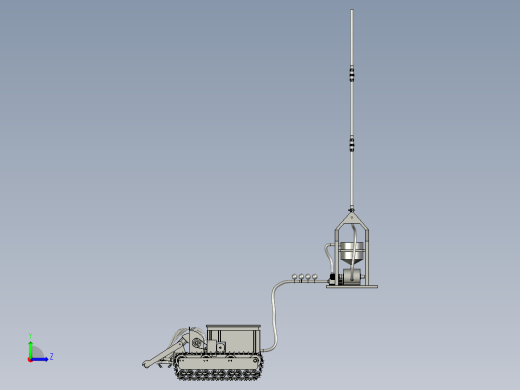 水下吸滤采矿车左视缩略图