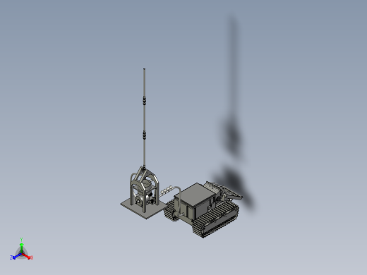 水下吸滤采矿车正等轴测缩略图