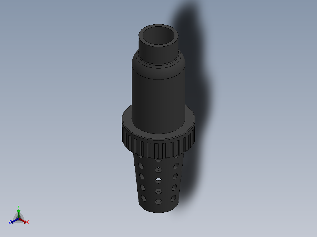 VALVE_DN25_PN10_U-PVC正等轴测图