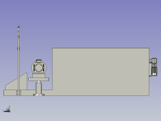 铝合金管材分切用夹具右视缩略图