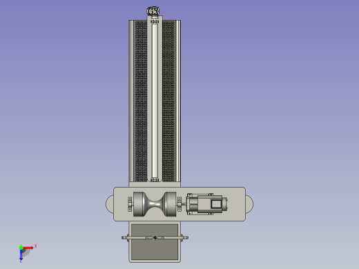 铝合金管材分切用夹具俯视缩略图