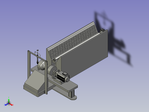 铝合金管材分切用夹具正等轴测缩略图