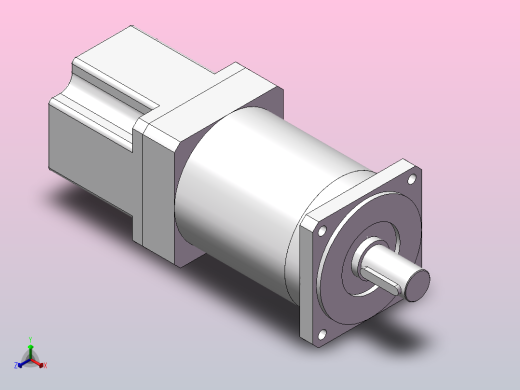 东洋电机300W-（15-50）K正等轴测缩略图