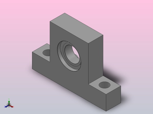 T型高度指定型轴承座组件_BTD-6800-2Z-20-A正等轴测缩略图