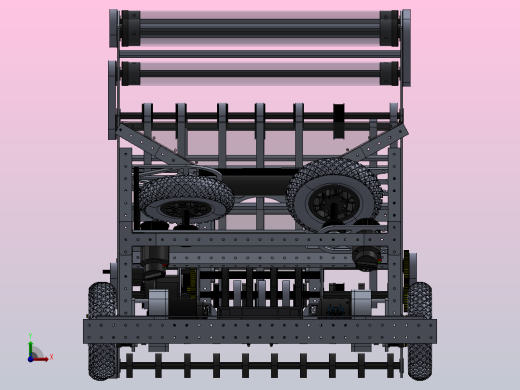 2024 FRC 3255比赛小车3D数模图纸 Solidworks设计前视缩略图