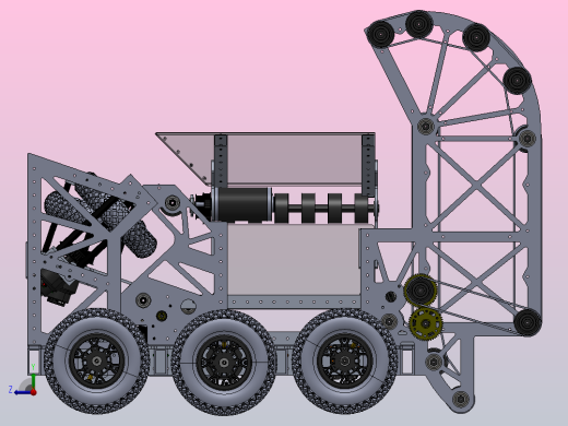 2024 FRC 3255比赛小车3D数模图纸 Solidworks设计右视缩略图