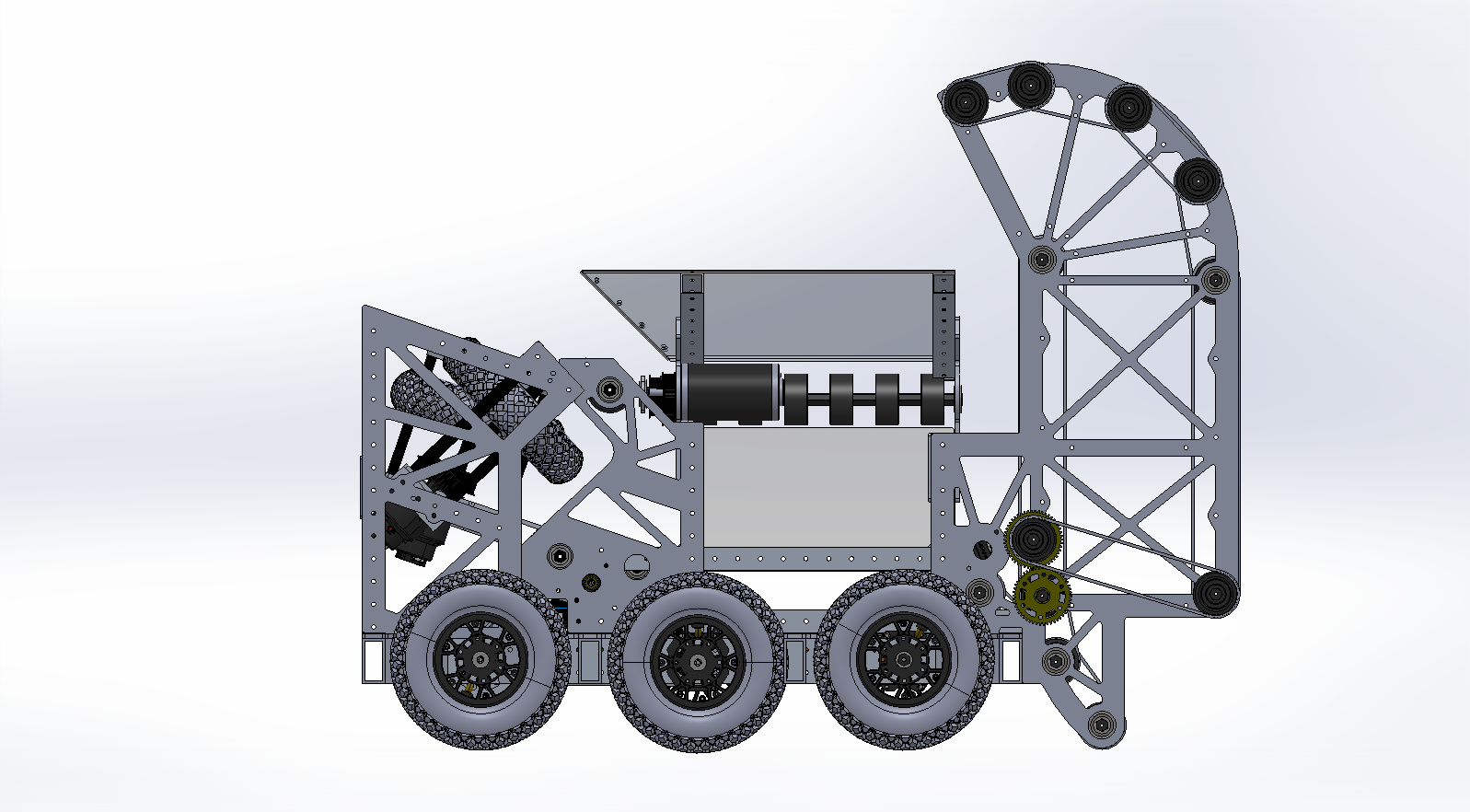 2024 FRC 3255比赛小车3D数模图纸 Solidworks设计