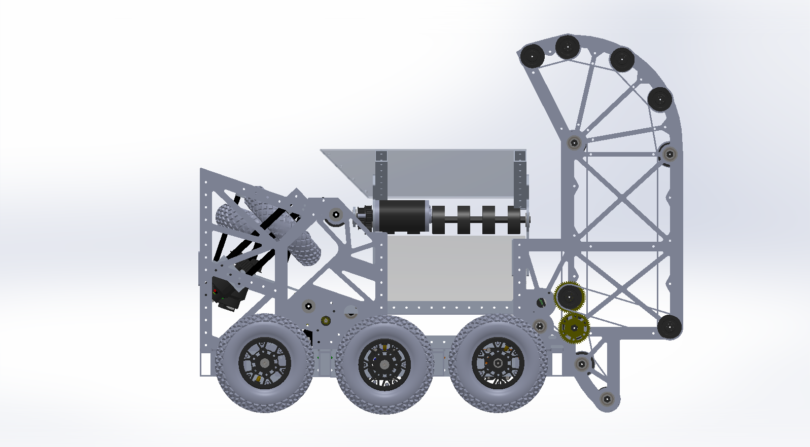2024 FRC 3255比赛小车3D数模图纸 Solidworks设计