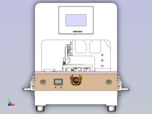 一款FPC软板折弯治具3D数模前视缩略图