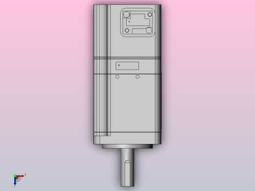 安川伺服电机SGMJV-01A3A6S俯视缩略图