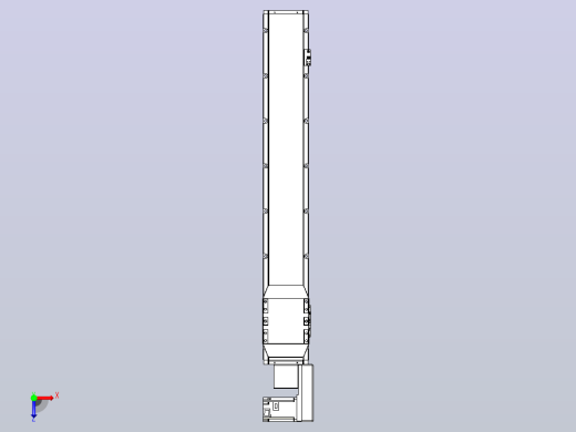 机器人皮带驱动直线轴TPA-GCB-150-P80-L850-QR-M75-N3俯视缩略图