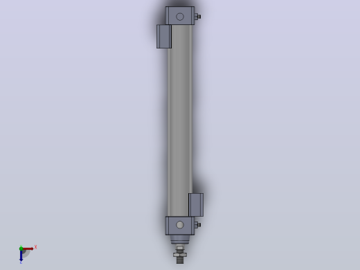 10A-5R系列无给油润滑气缸(带开关型)[10A-5R SD 40 B 300 SD]俯视缩略图