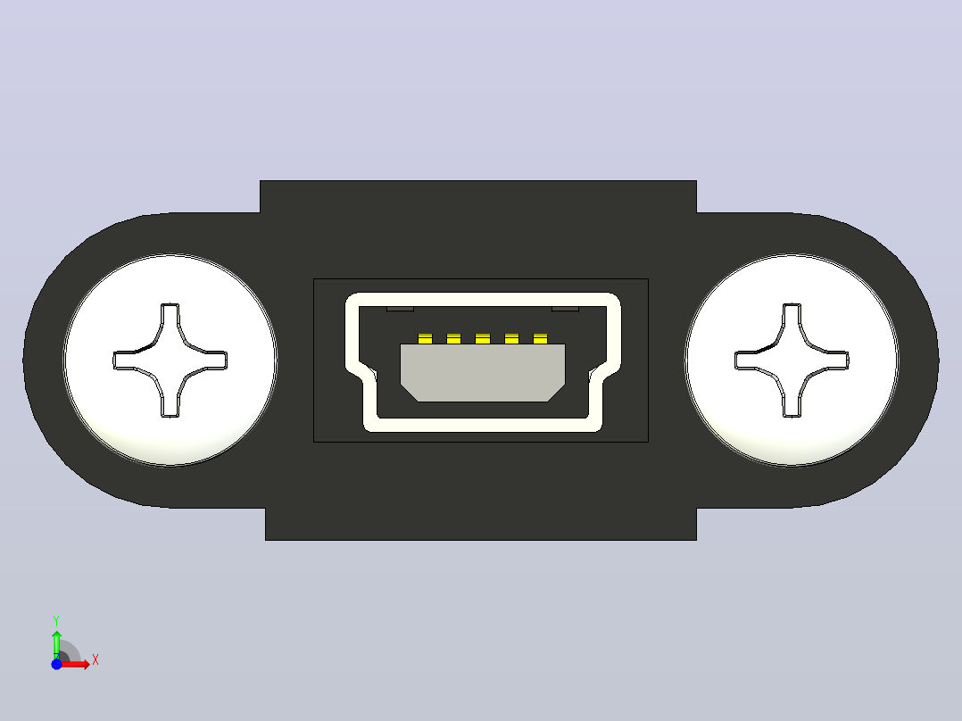 USB-Cable Mini-B 12前视图