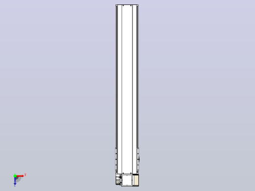 皮带直线轴半封闭可选导轨TPA-HNB-220D-176-L1250-RP-Y-P1K-N3俯视缩略图
