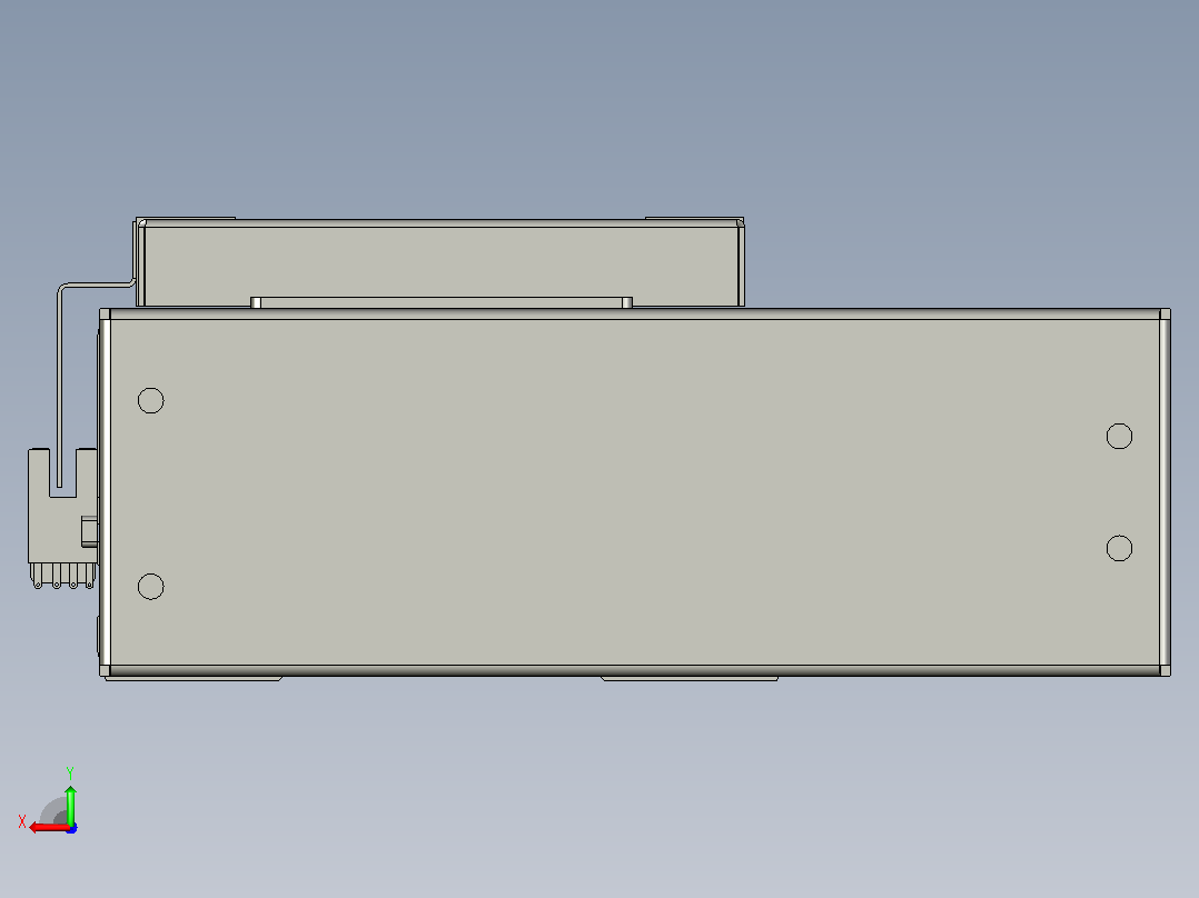 创锋精工电动滑台CFF14-1050-BL-P400W后视图