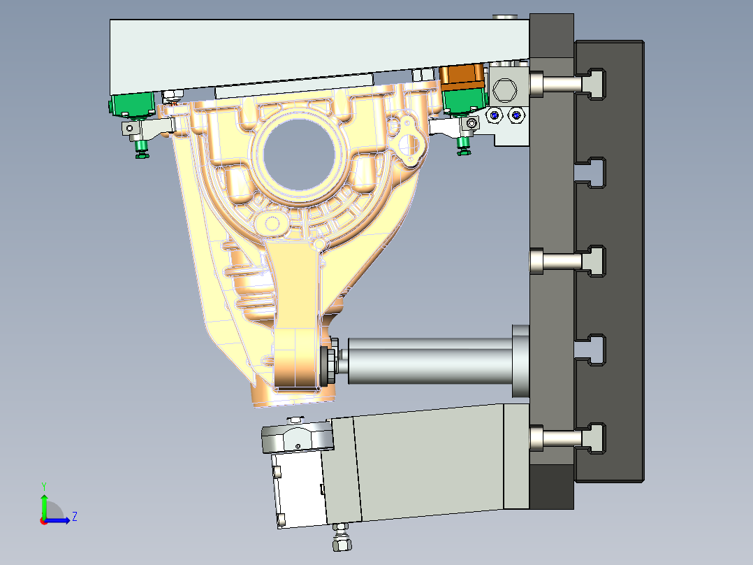一种后减壳夹具（第五序）_step左视图