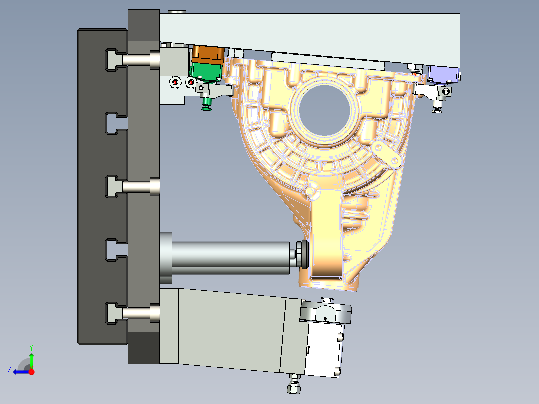 一种后减壳夹具（第五序）_step右视图