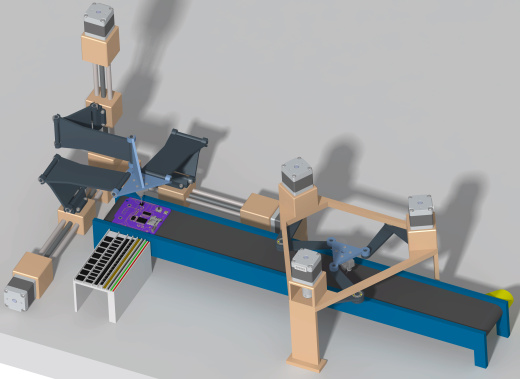 并联机器人robotic-cell-for-electronics-assembling STP IGS缩略图