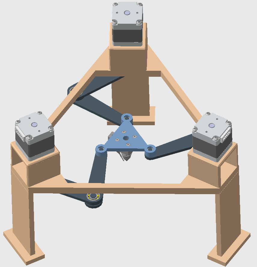 并联机器人robotic-cell-for-electronics-assembling STP IGS