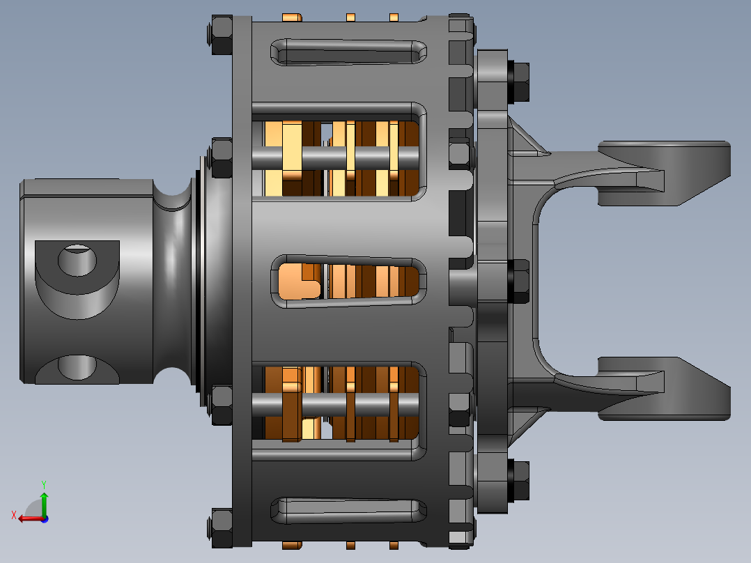 摩擦离合器SW2010后视图