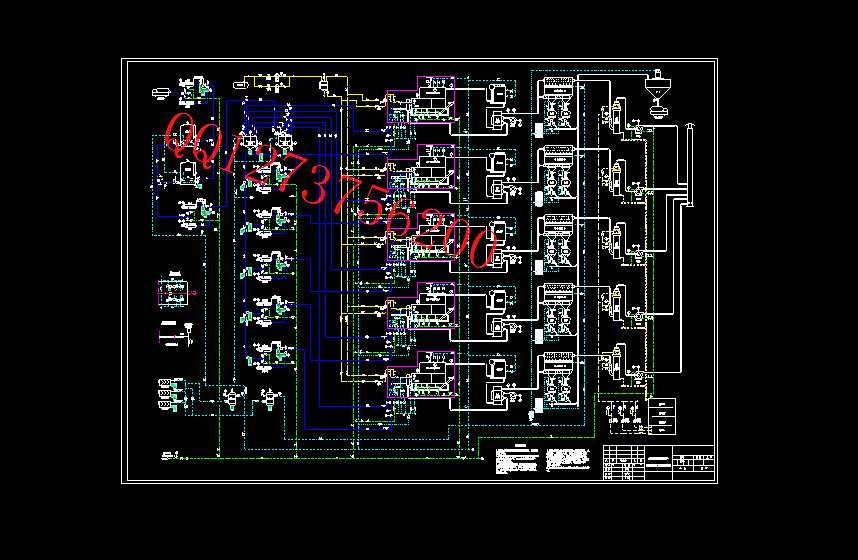 水煤浆导热油炉工艺流程图