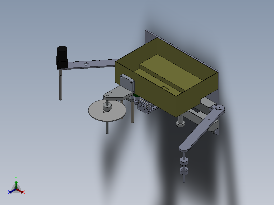 包装机正等轴测图