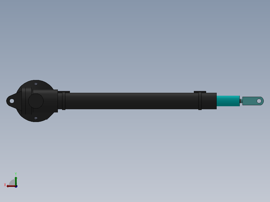LAP35电动推杆后视图