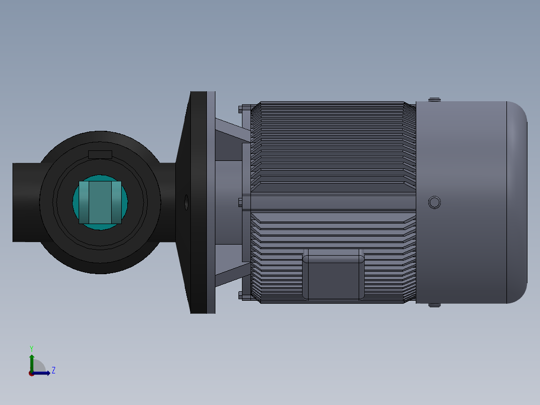 LAP35电动推杆左视图