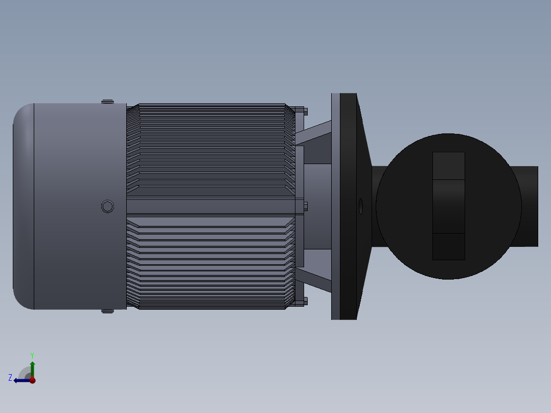 LAP35电动推杆右视图