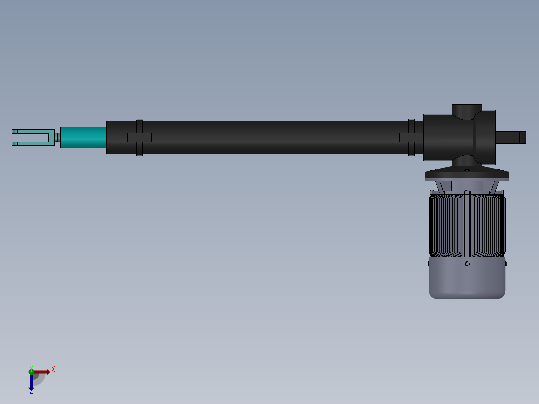 LAP35电动推杆俯视图