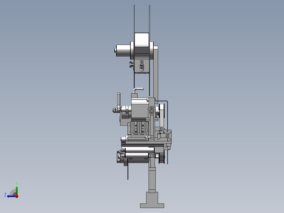 手机自动贴膜机右视图