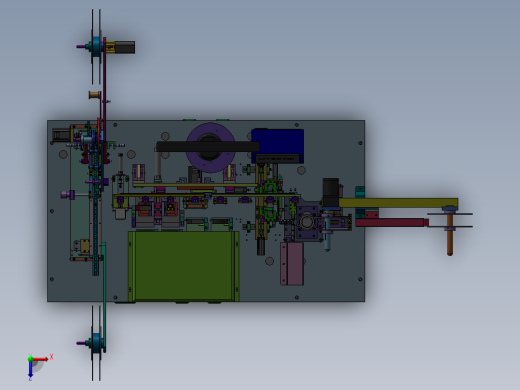 手机端子裁切折弯CCD视觉检测包装机俯视缩略图