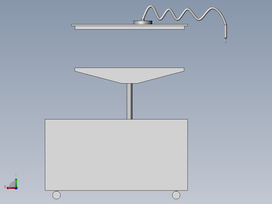 石油开采用废液回收装置后视图