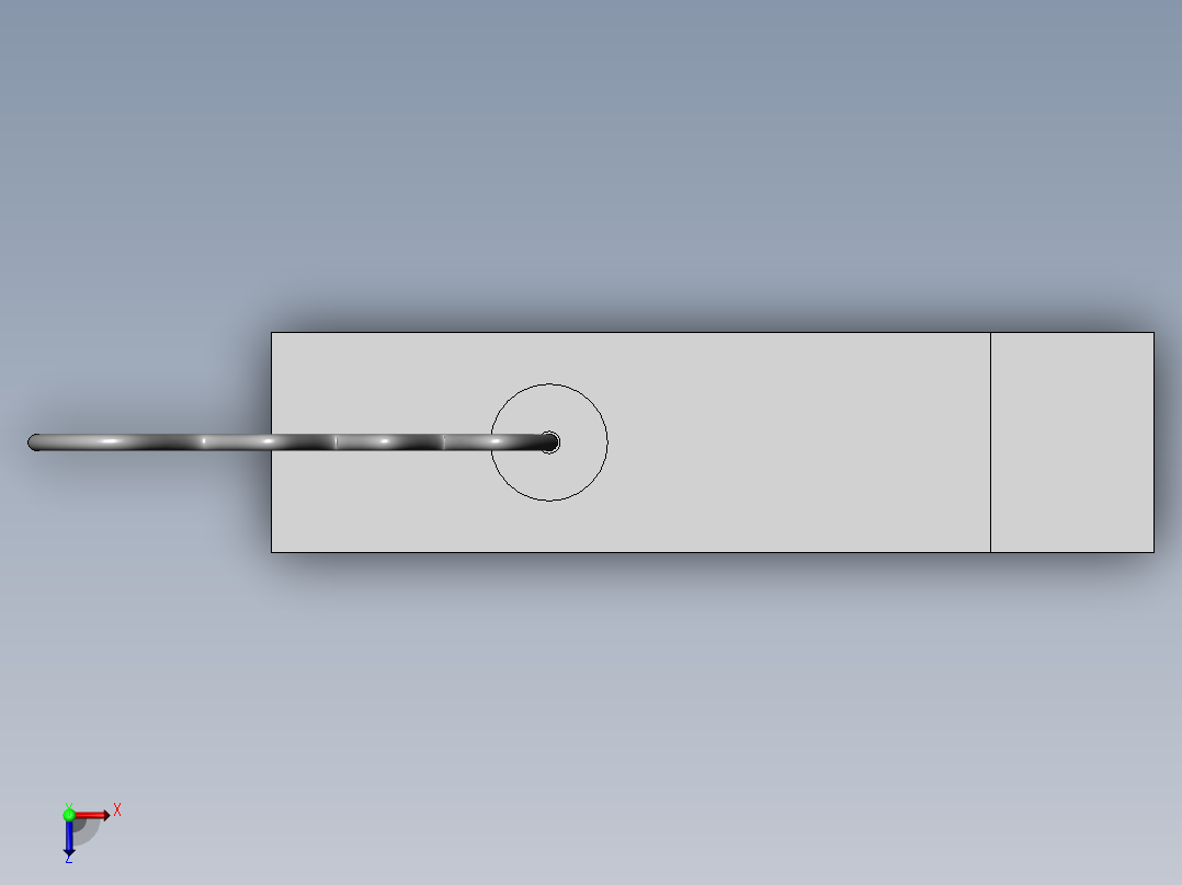 石油开采用废液回收装置俯视图