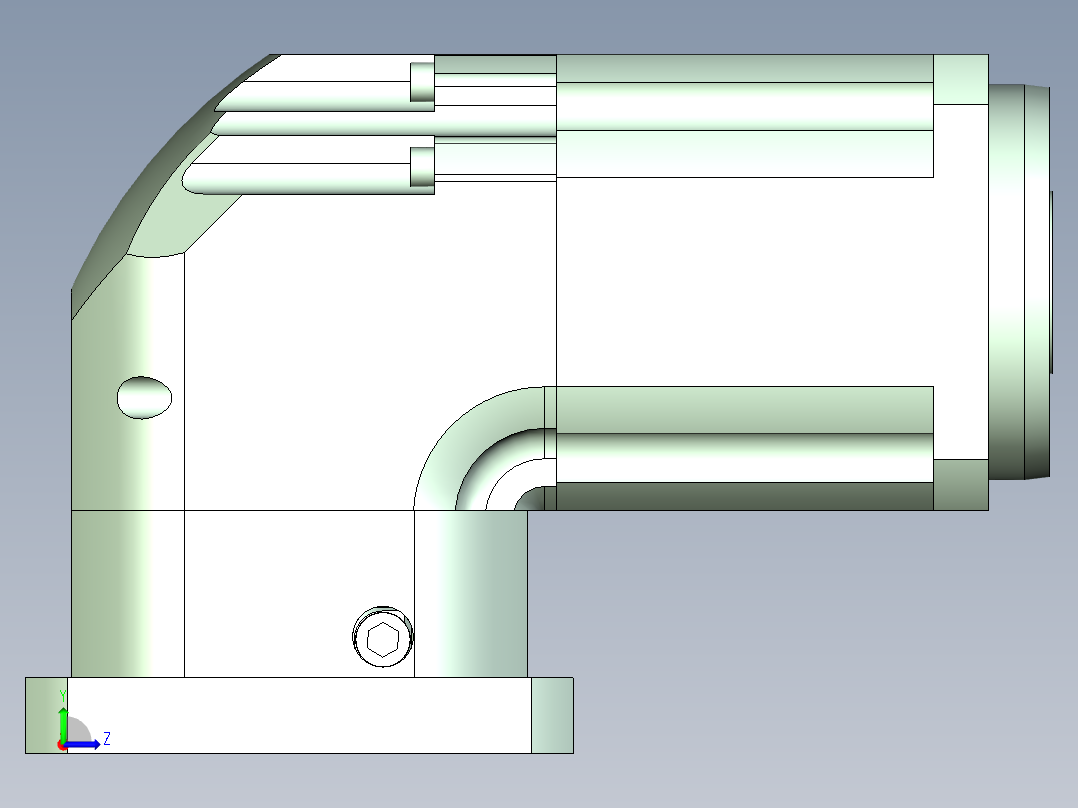 直齿孔ZPLX142-L2 35-114.3-200-M12.stp左视图