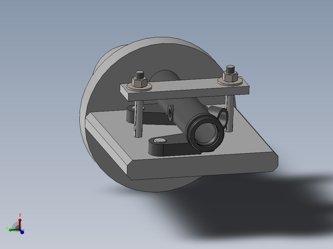 汽车刹车泵壳体工艺及车右端面夹具【含三维】